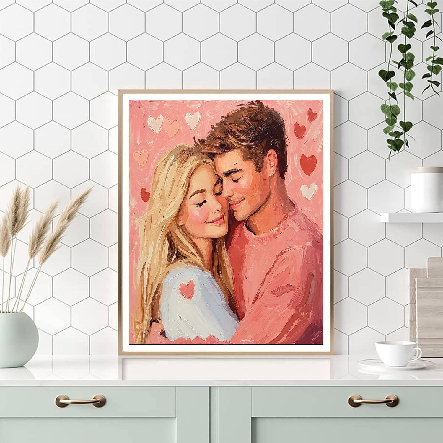 A Heart Full Of Love Painting By Numbers Kit