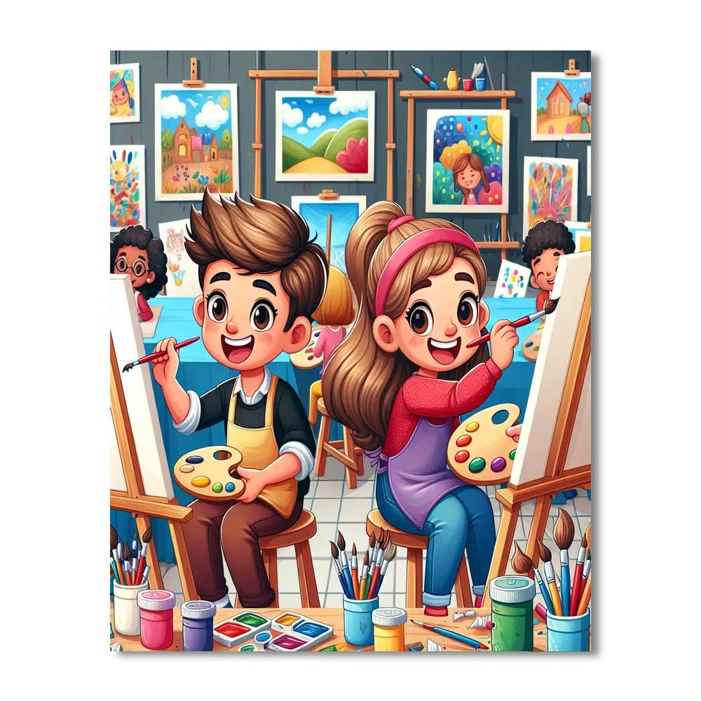 Artistic Wonders Number Painting