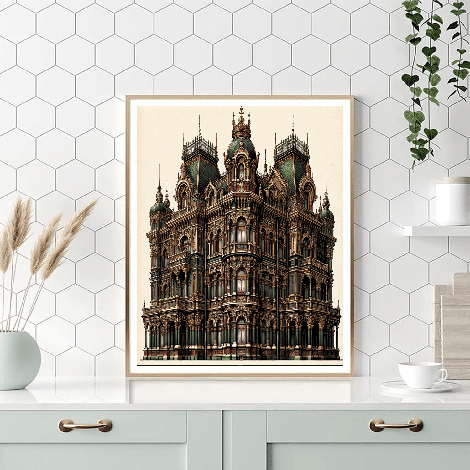 Elegant Victorian Splendor Numbered Painting Kits