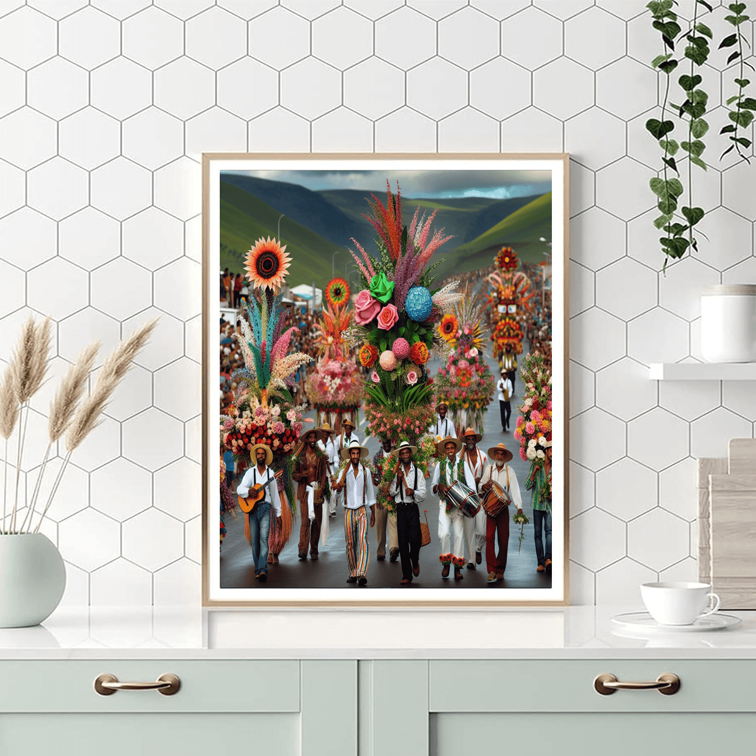 The Flower Festival - Medellin, Colombia Paint By Numbers Kits