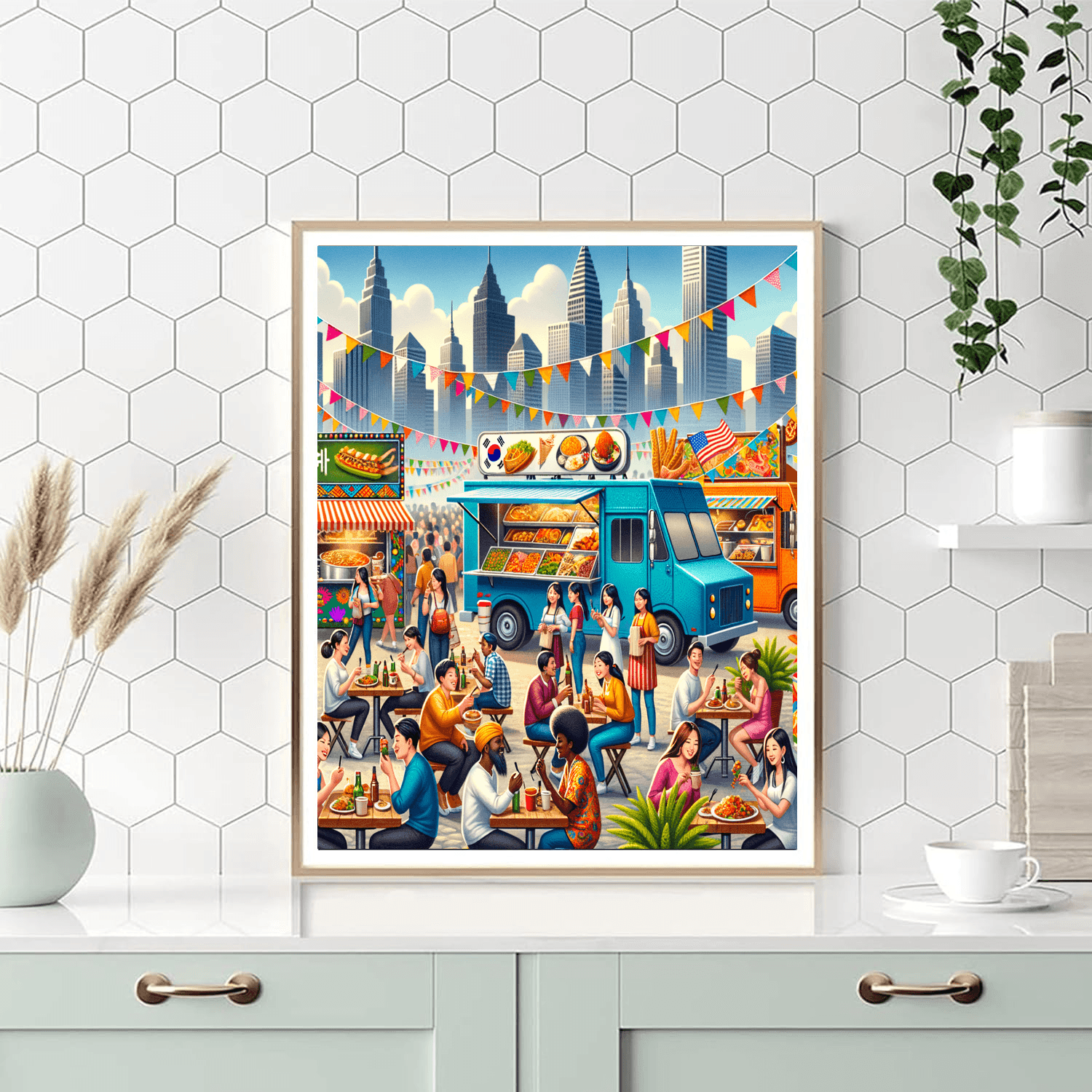 Street Food Festival Paint By Number