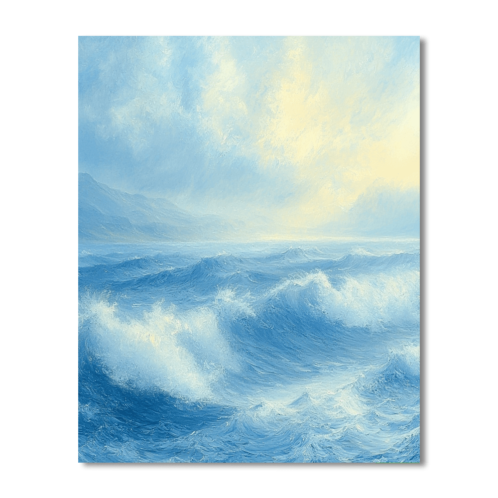 J.M.W. Turner Inspired Seascape Serenity  Paint By Color