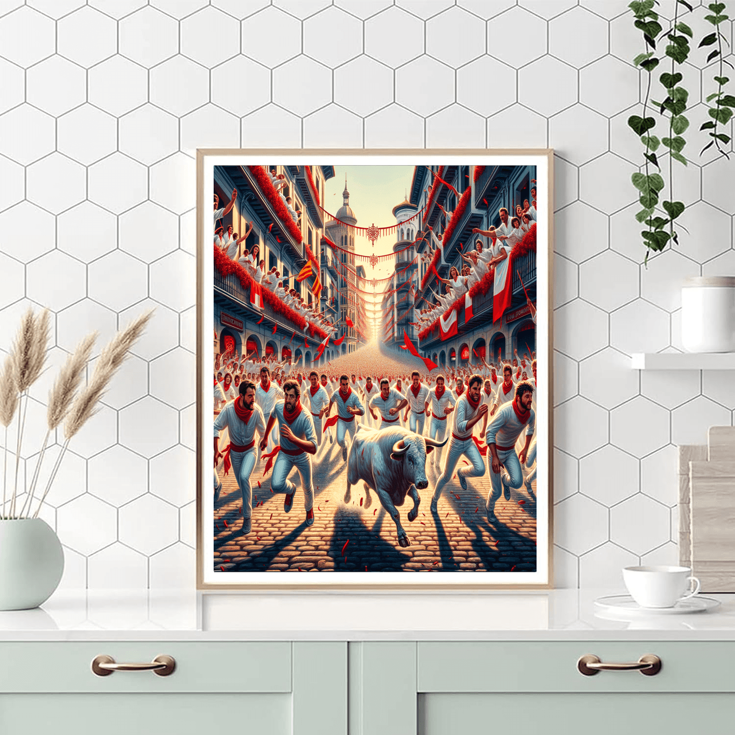 Fiesta De San Fermin - Spain Numbered Painting Kits