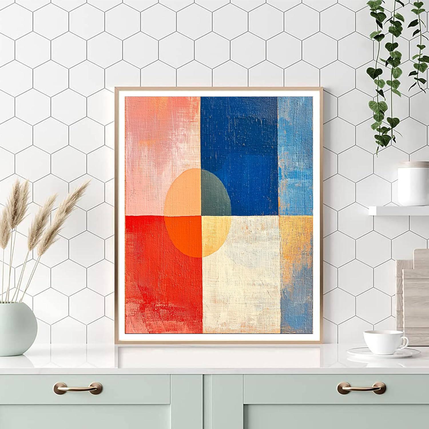 Paul Klee Inspired Harmony Of Abstraction  Paint By Number