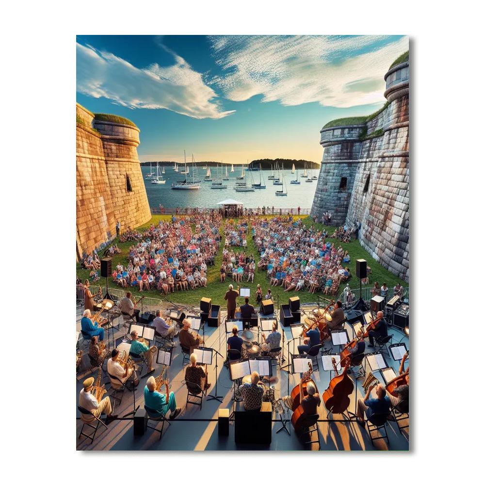 Newport Jazz Festival - United States Paint By Numbers Art