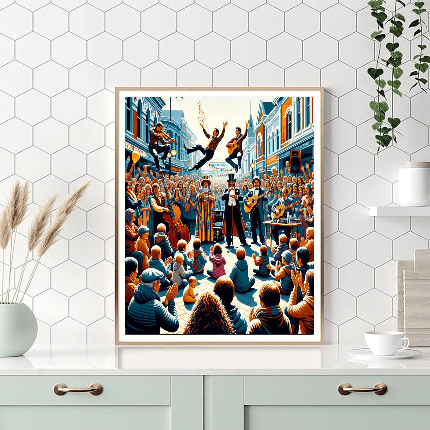 World Buskers Festival - New Zealand Number Painting