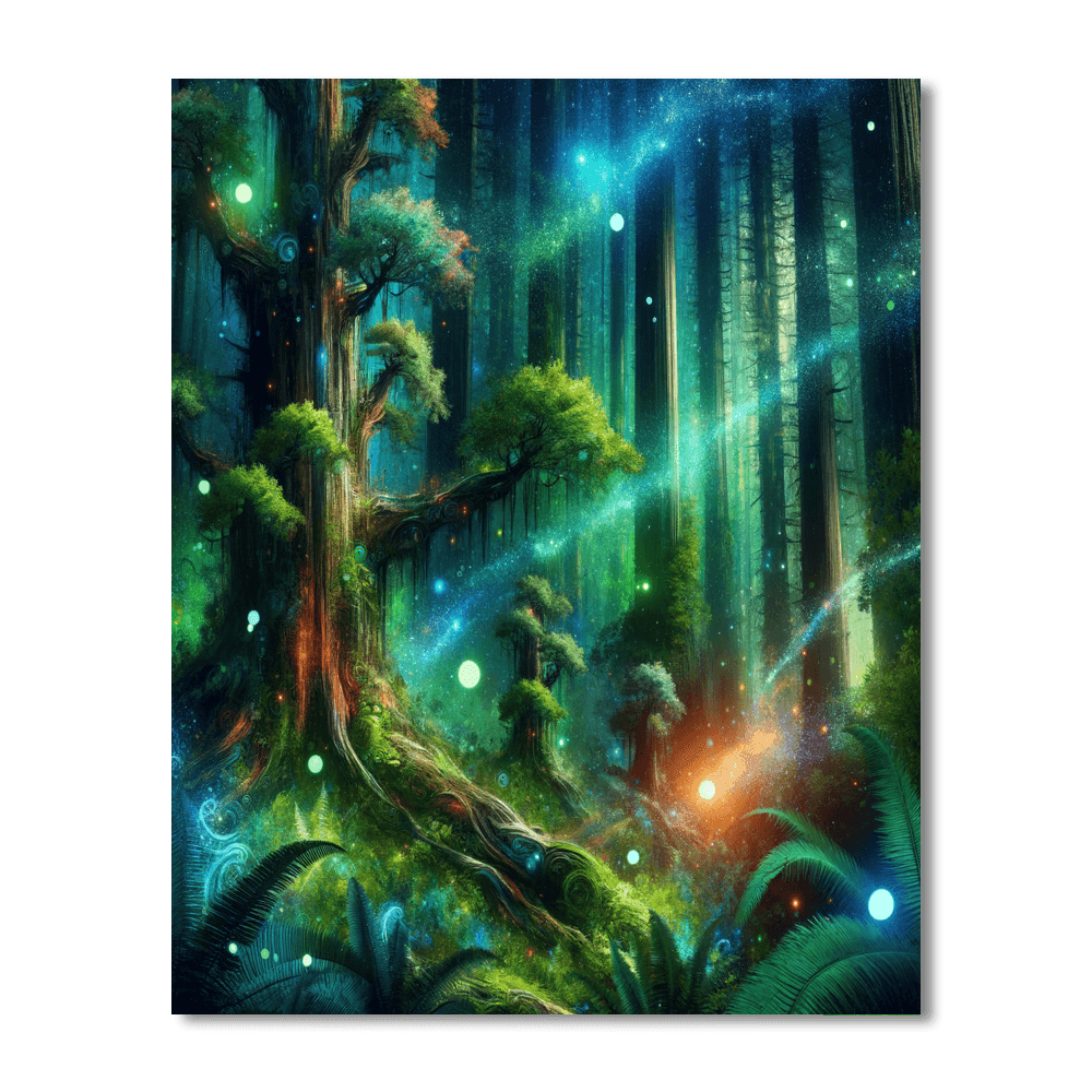 Magical Wizard Realm Paint By Number