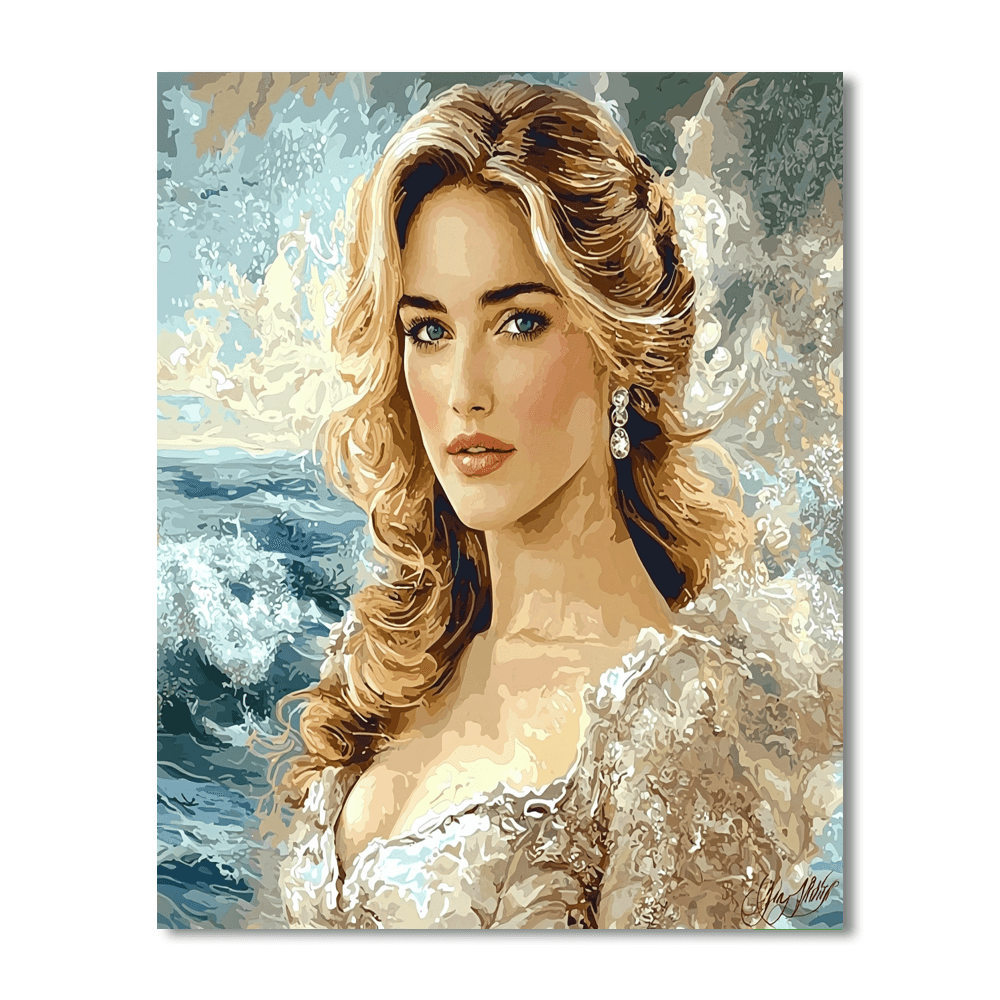 Kate Winslet: From Titanic's Heart To The Stars Painting Number Kit
