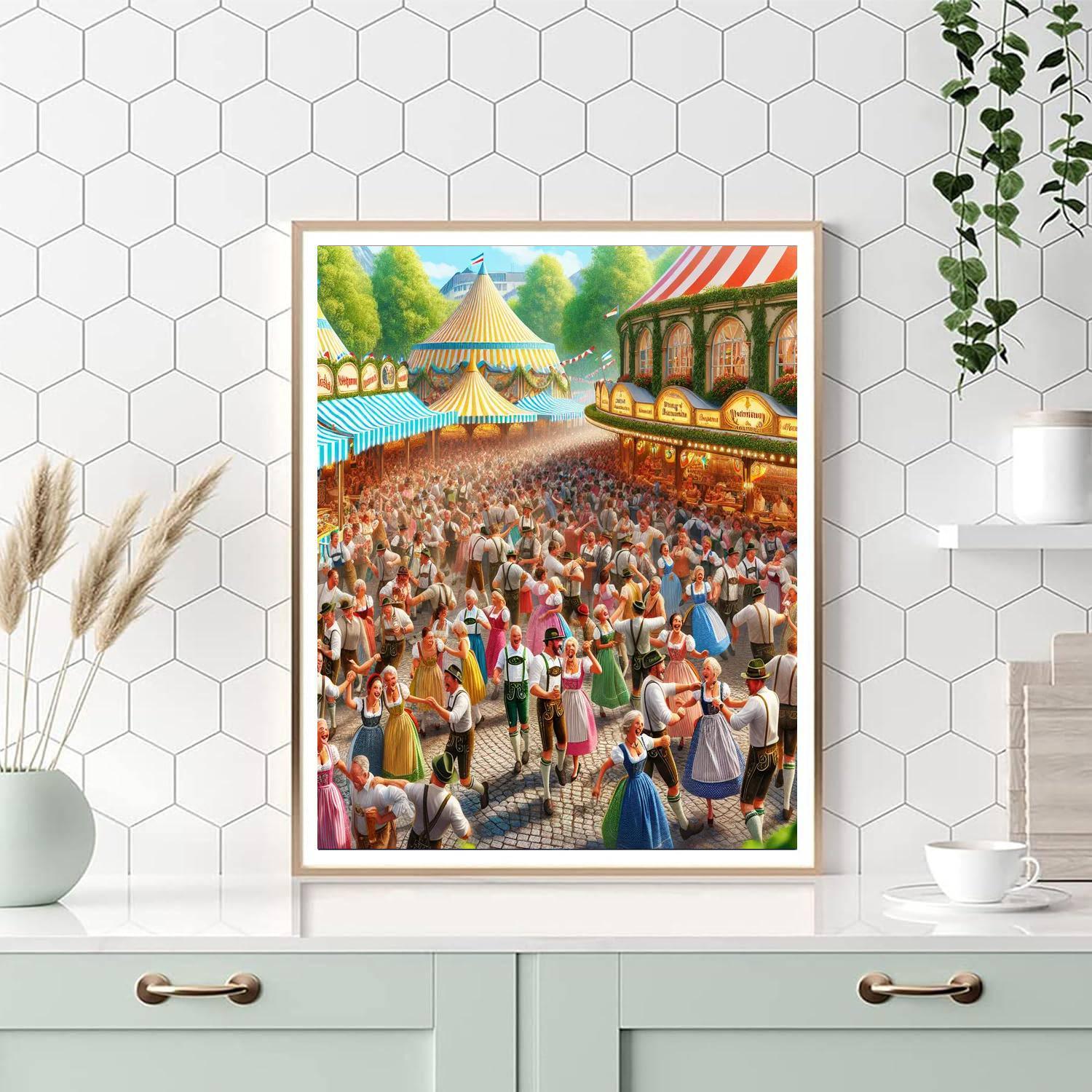 Wiener Wiesn-fest - Austria Numbered Painting Kits