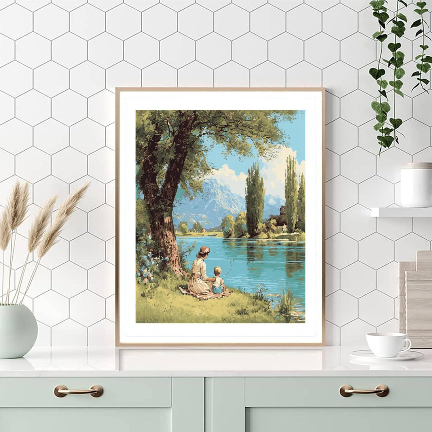 Mother’s Nature Retreat Painting Number Kit