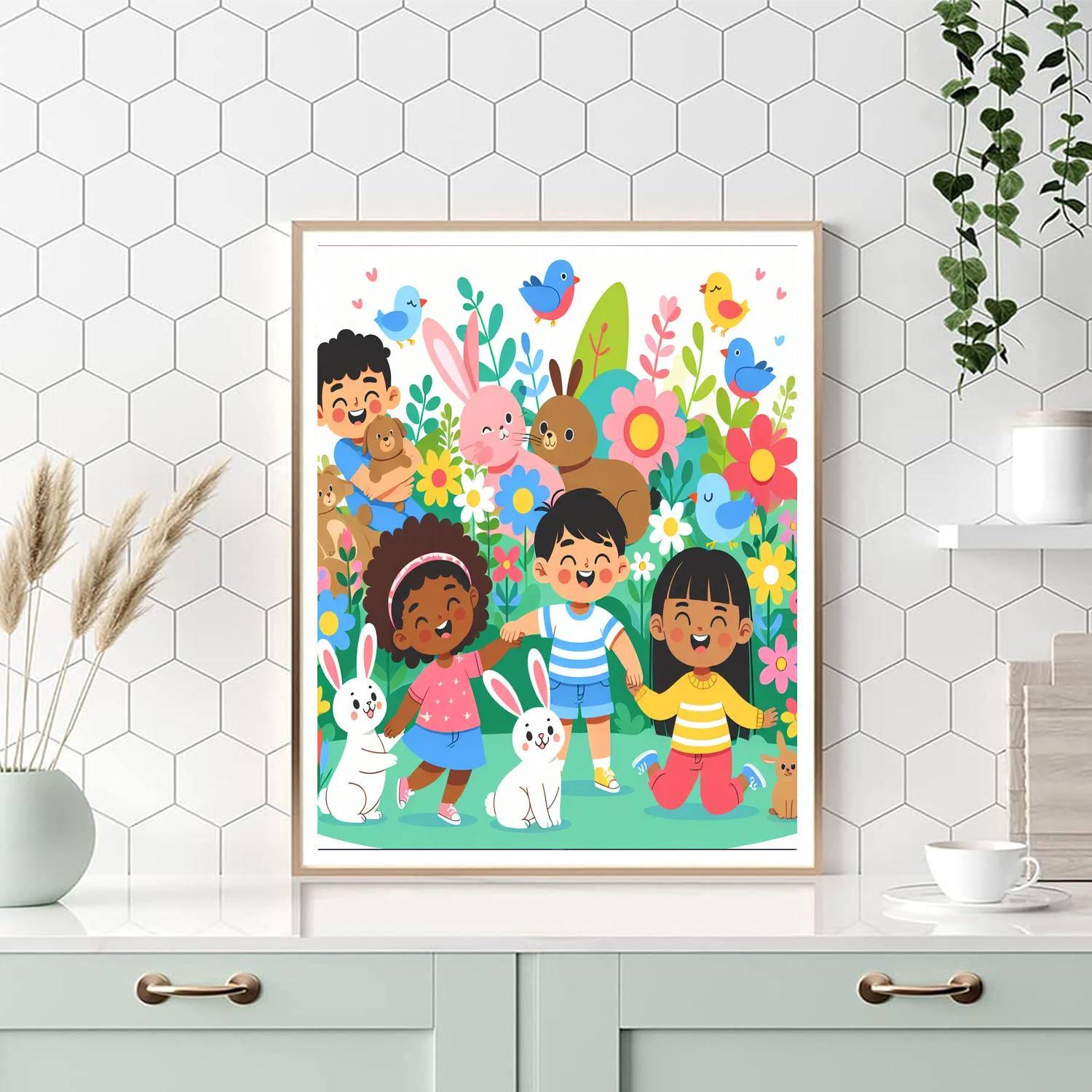Sunny Garden Fun Numbered Painting Kits