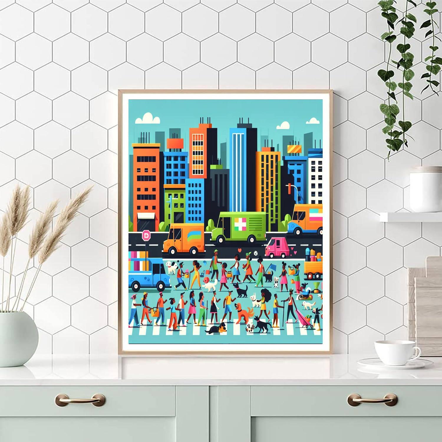 City Adventure Paint By Numbers Kits