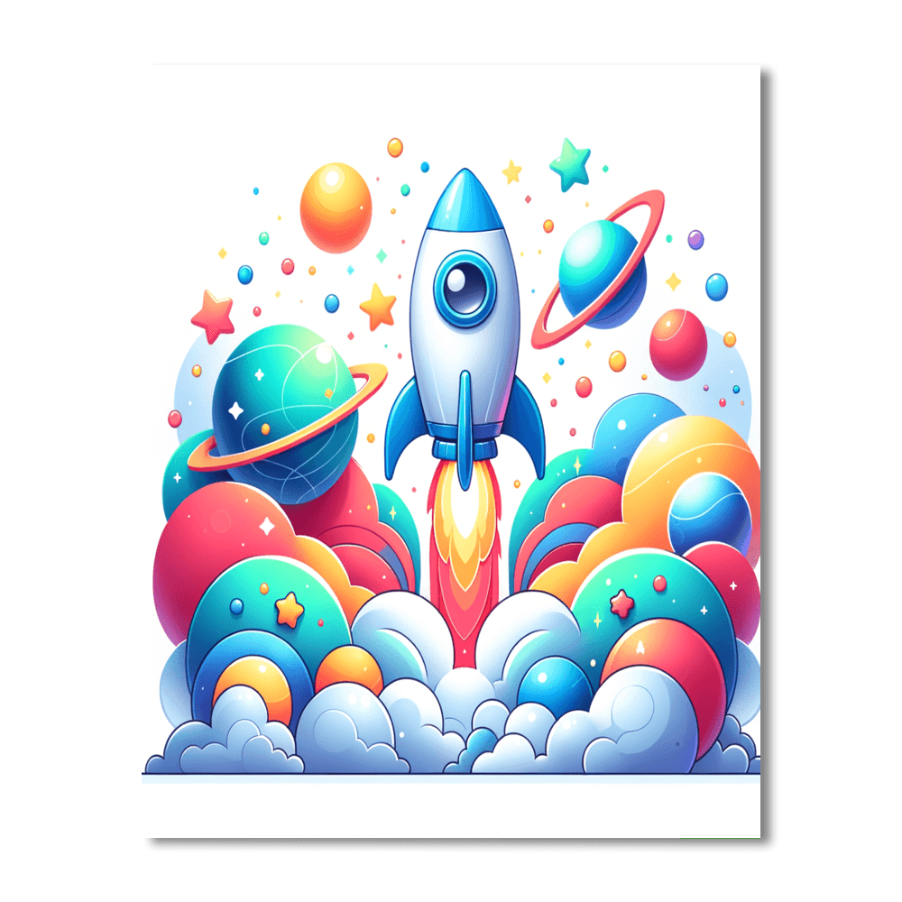 Dreamy Galaxy Journey Paint By Numbers Kits