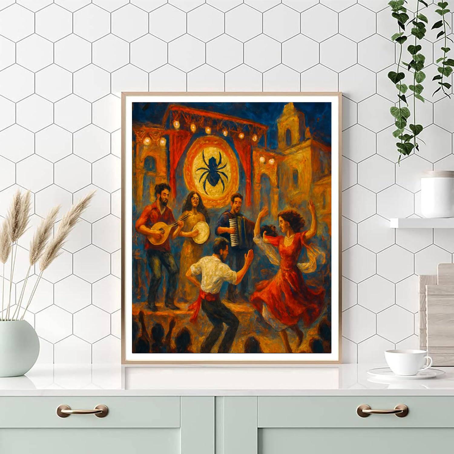 Notte Della Taranta - Italy Painting By Numbers Kit