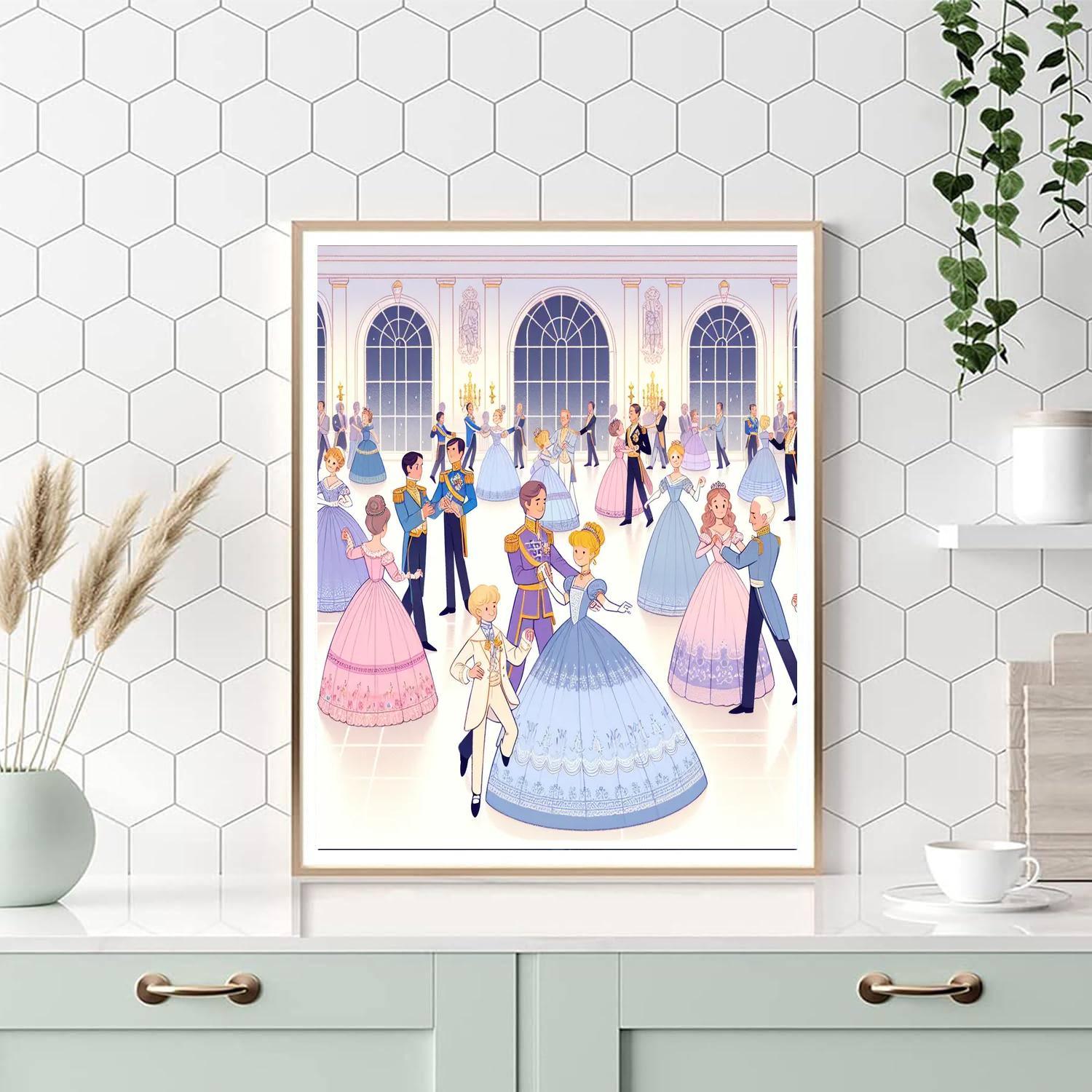 Royal Enchanted Ball Paint By Numbers Art