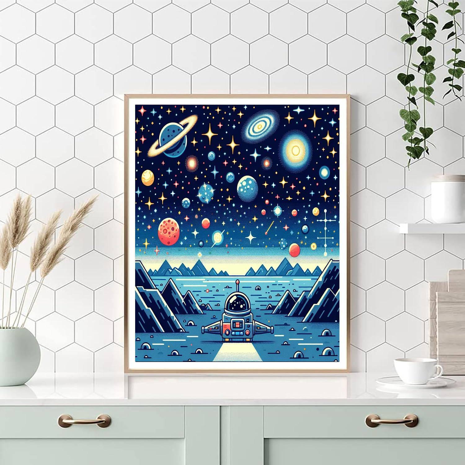Celestial Journey Adventure Painting Number Kit
