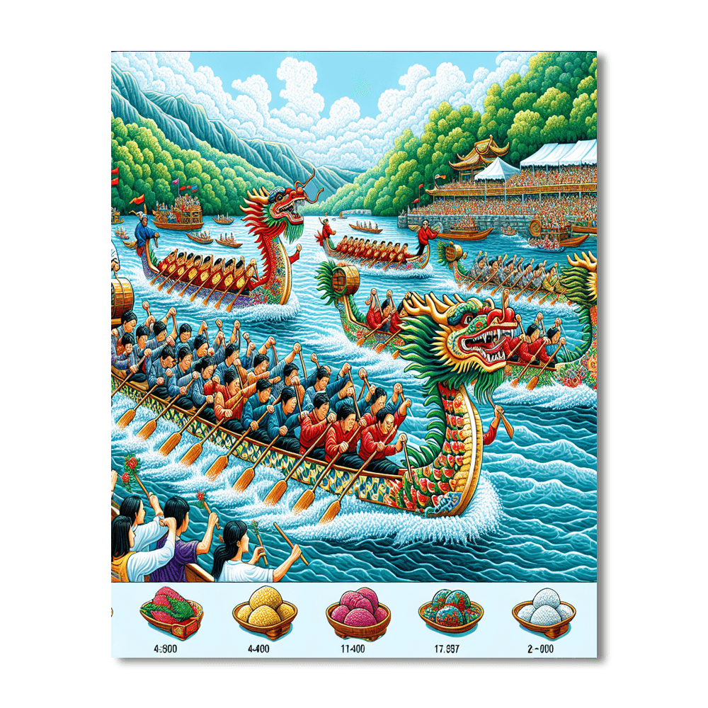 Taipei International Dragon Boat Festival - Taiwan Paint By Number