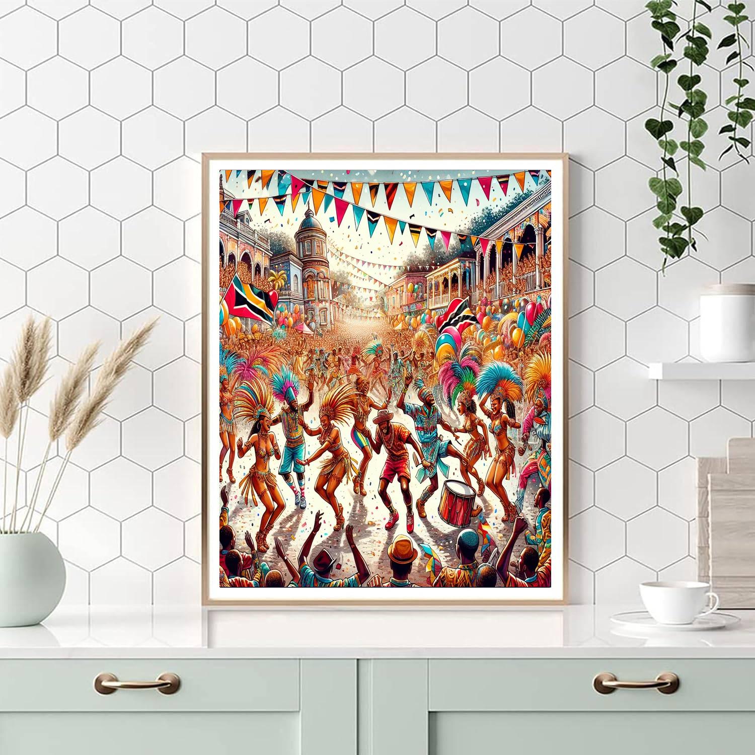 Trinidad And Tobago Carnival Paint By Number