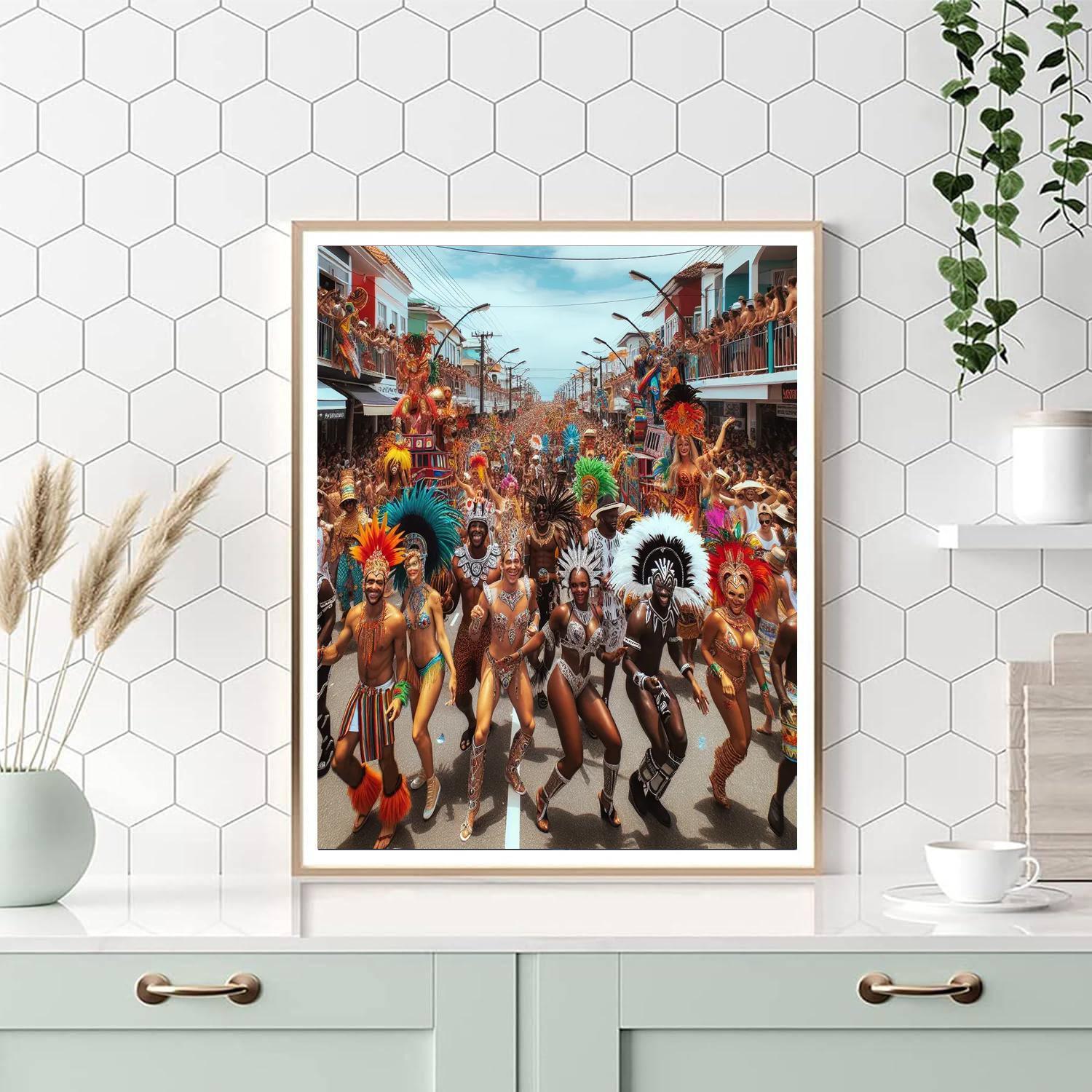 Sitges Carnival - Spain Painting Number Kit