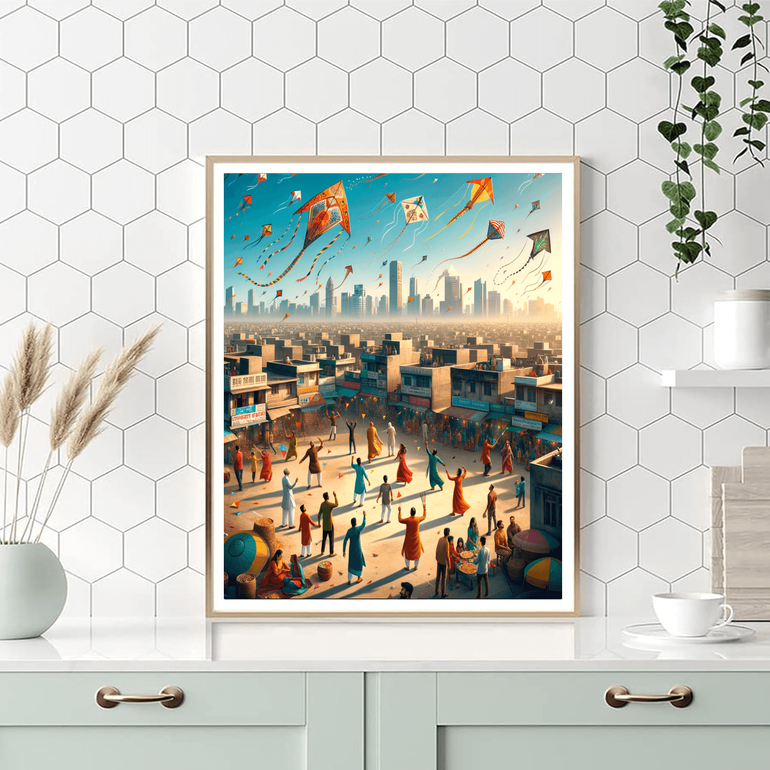 The Kite Festival Paint By Numbers