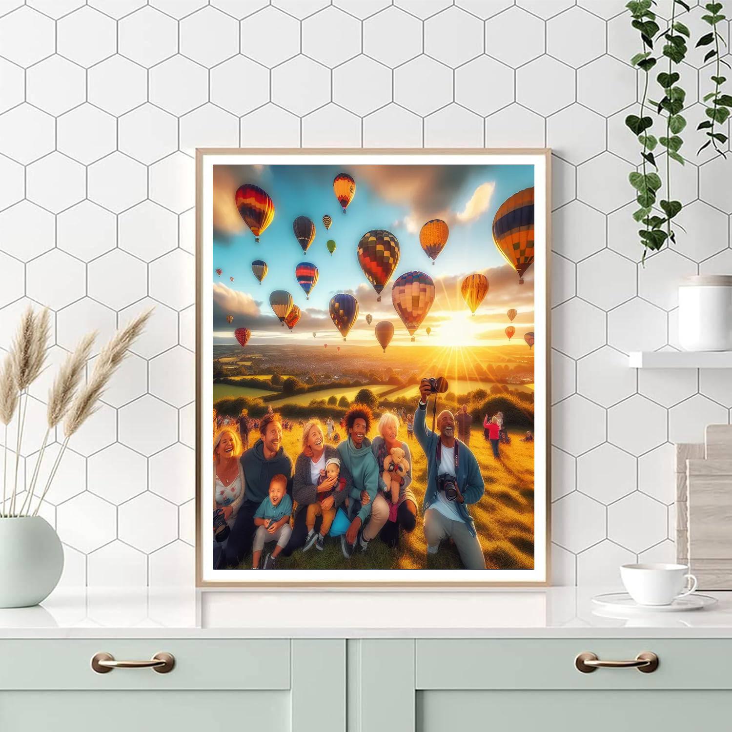 International Hot Air Balloon Fiesta - Uk Paint By Number