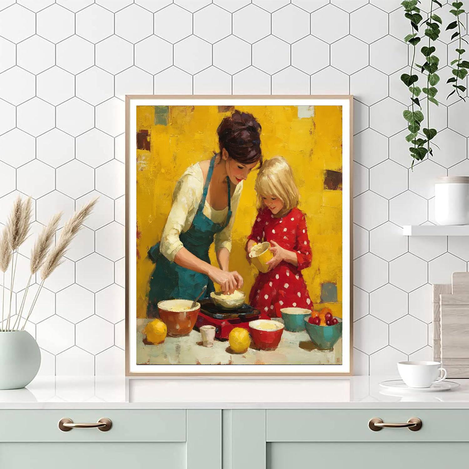 Pancakes And Love Number Painting