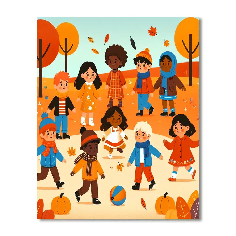 Autumn Adventure Numbered Painting Kits
