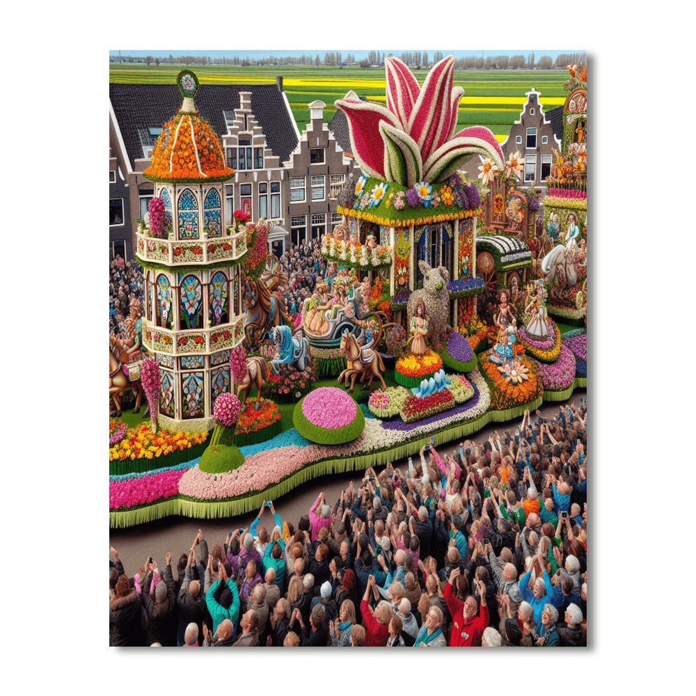 Bloemencorso - Netherlands Paint By Number