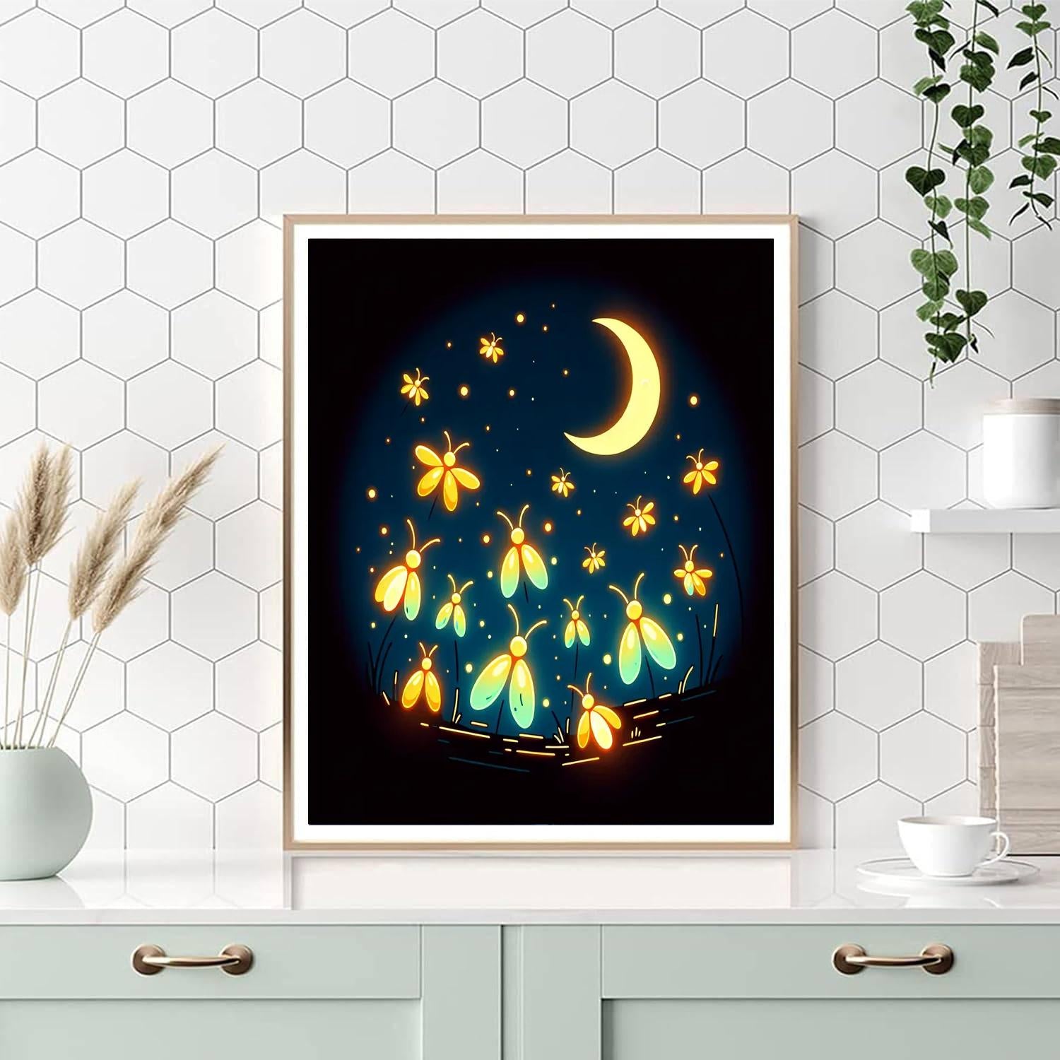 Fantastic Firefly Glow Paint By Numbers