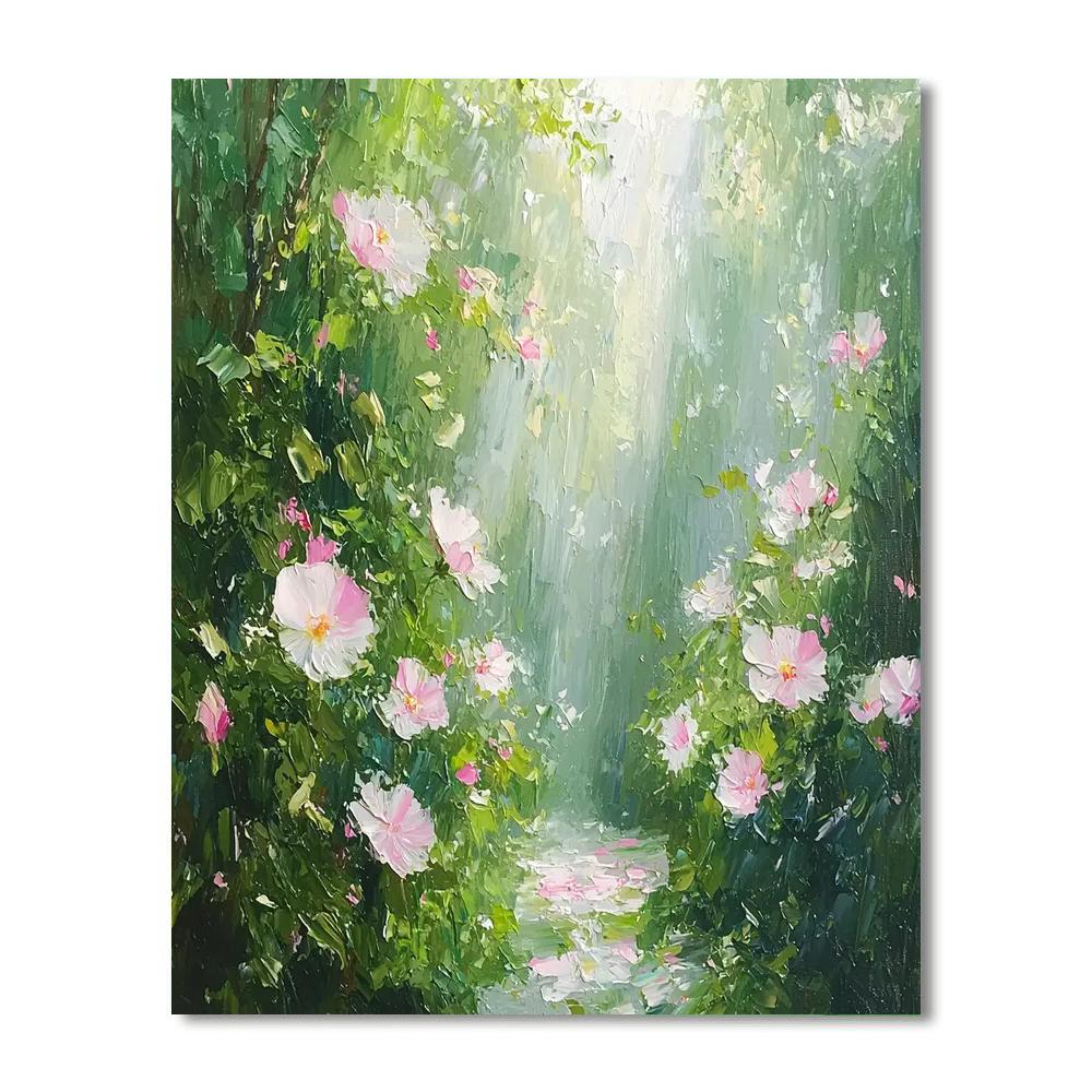 Morning Blossoms Number Painting