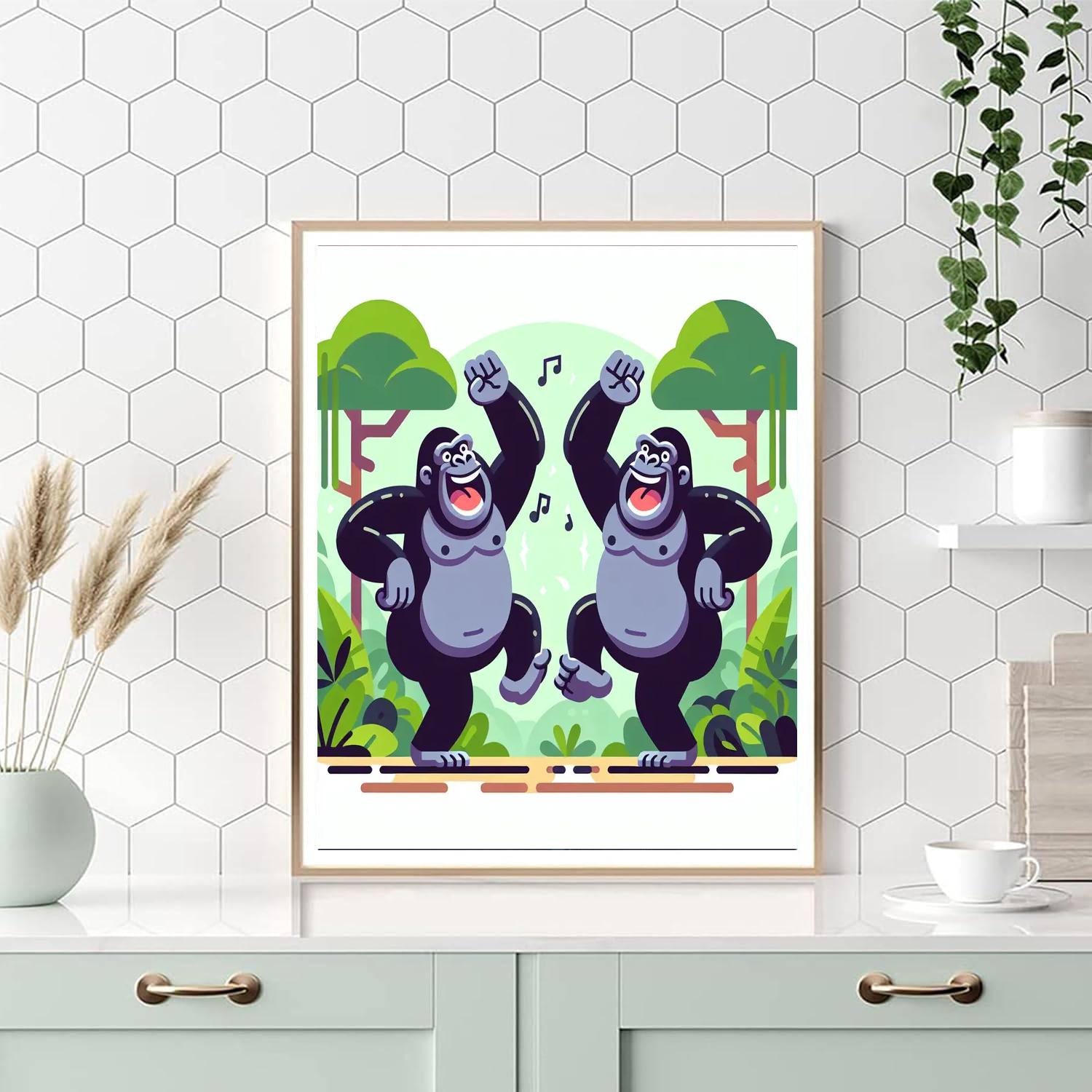 Groovy Gorillas Paint By Numbers Kits