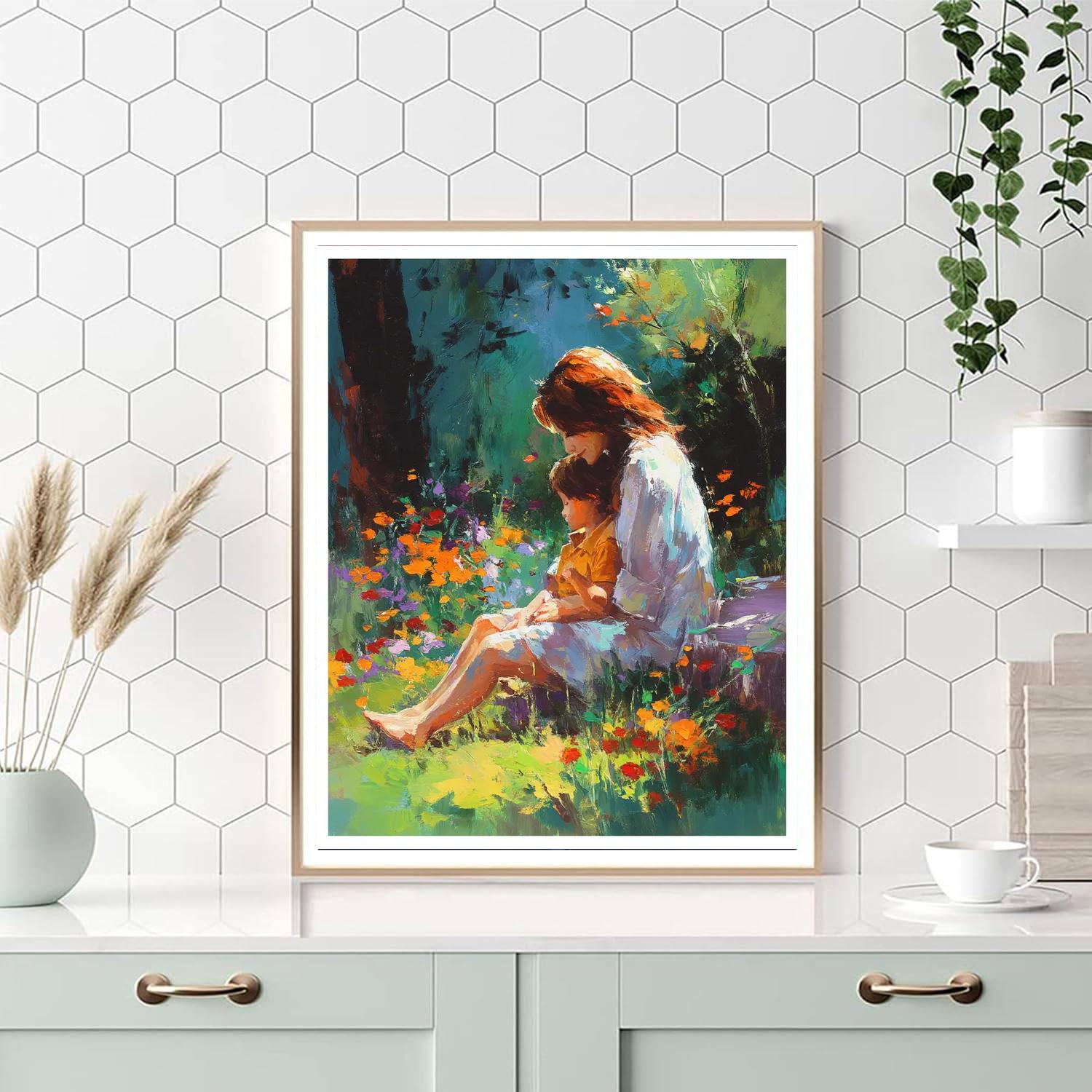 A Family Portrait In Nature Paint By Numbers Kits