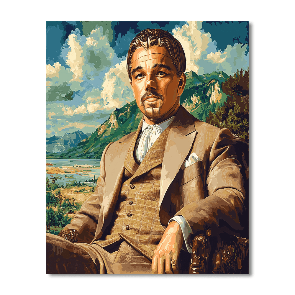 Leonardo Dicaprio: The Visionary Voyager Of The Screen Paint By Numbers