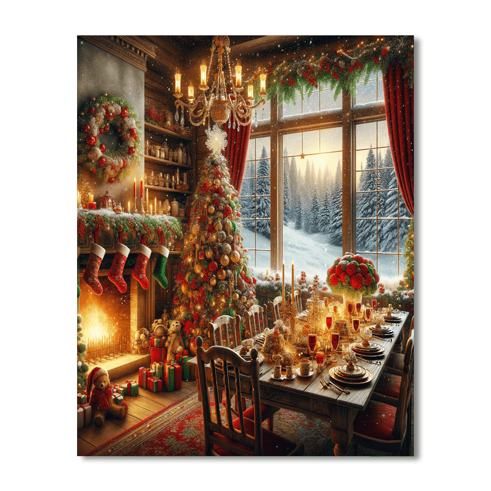 Christmas Cheer Harmony - DIY Painting By Numbers Kit