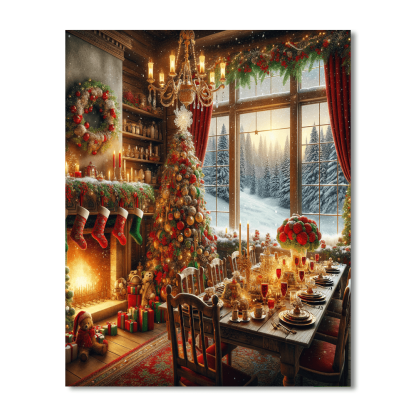 Christmas Cheer Harmony - DIY Painting By Numbers Kit