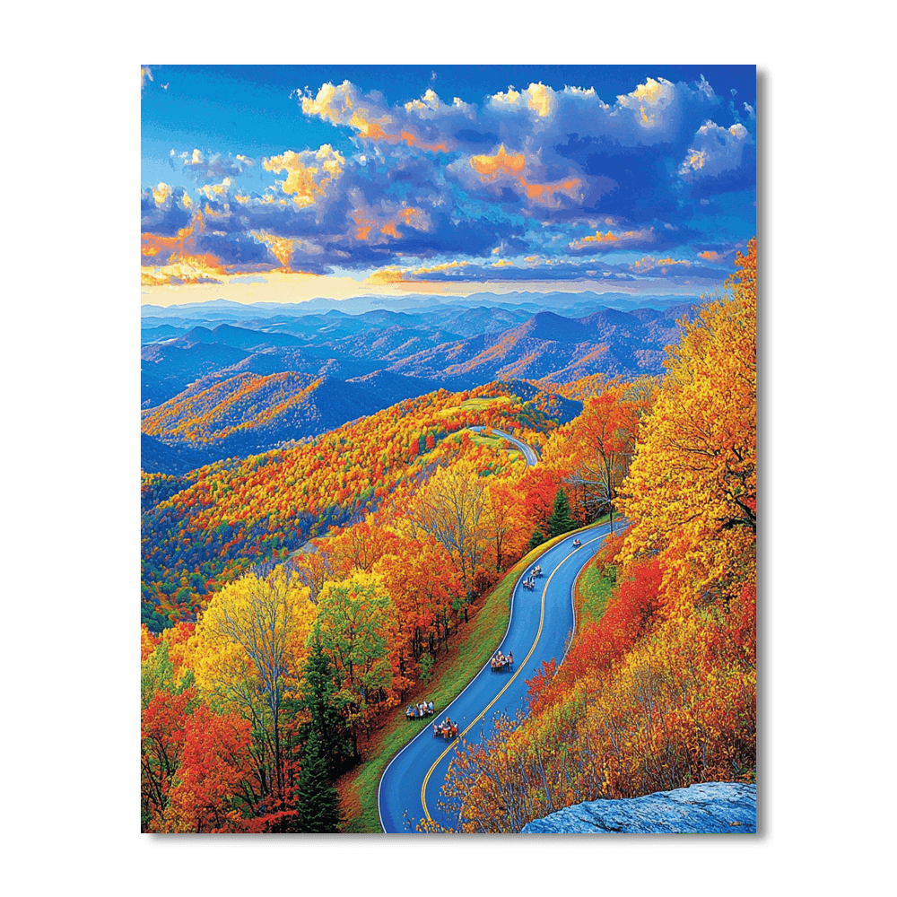 Blue Ridge Parkway Numbered Painting Kits