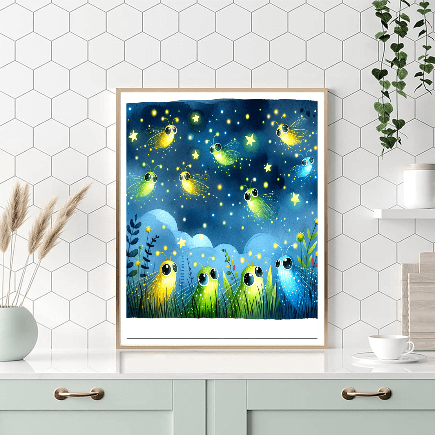 Friendly Firefly Festival - DIY Painting By Numbers Kit