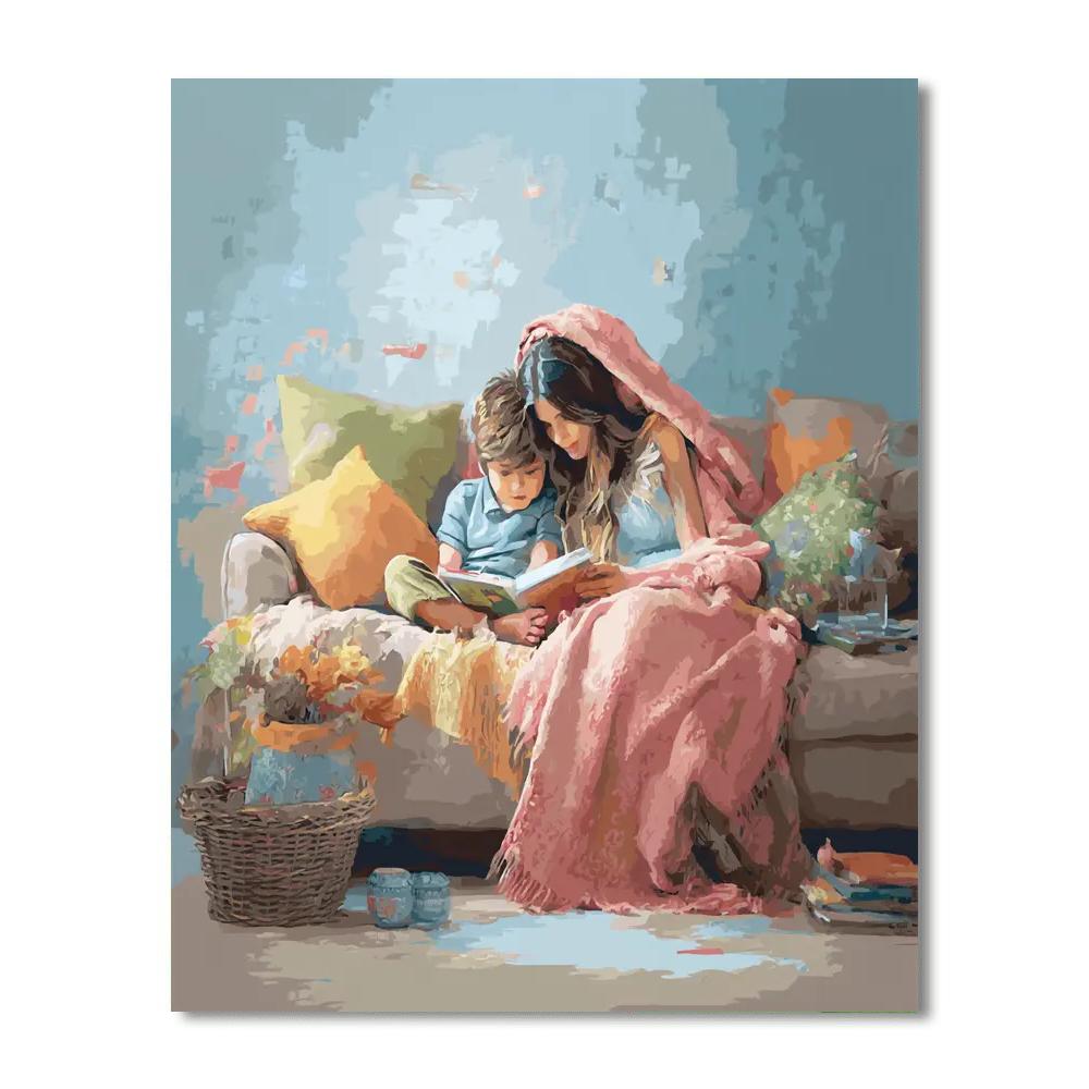 A Cuddle On The Couch Paint By Color