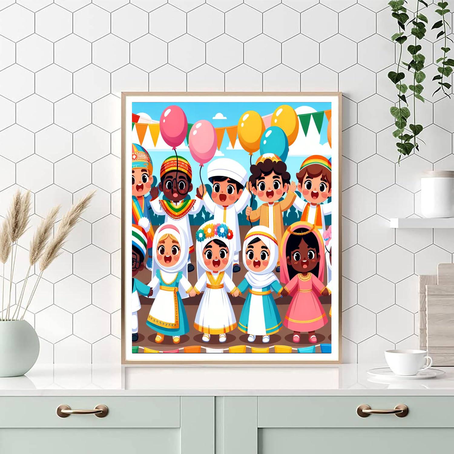 Celebration Parade Paint By Numbers Art