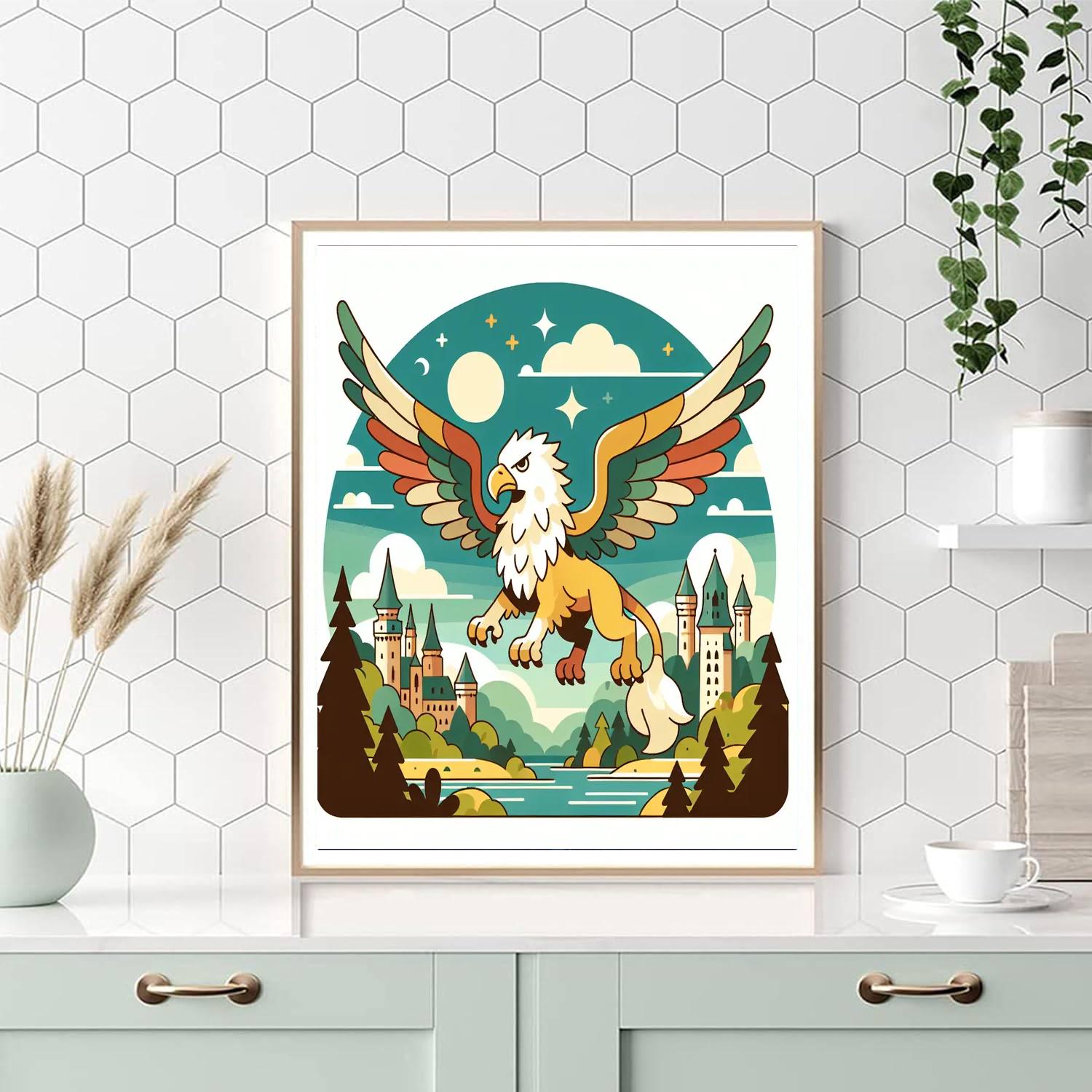 Mythical Beasts Journey Painting Number Kit