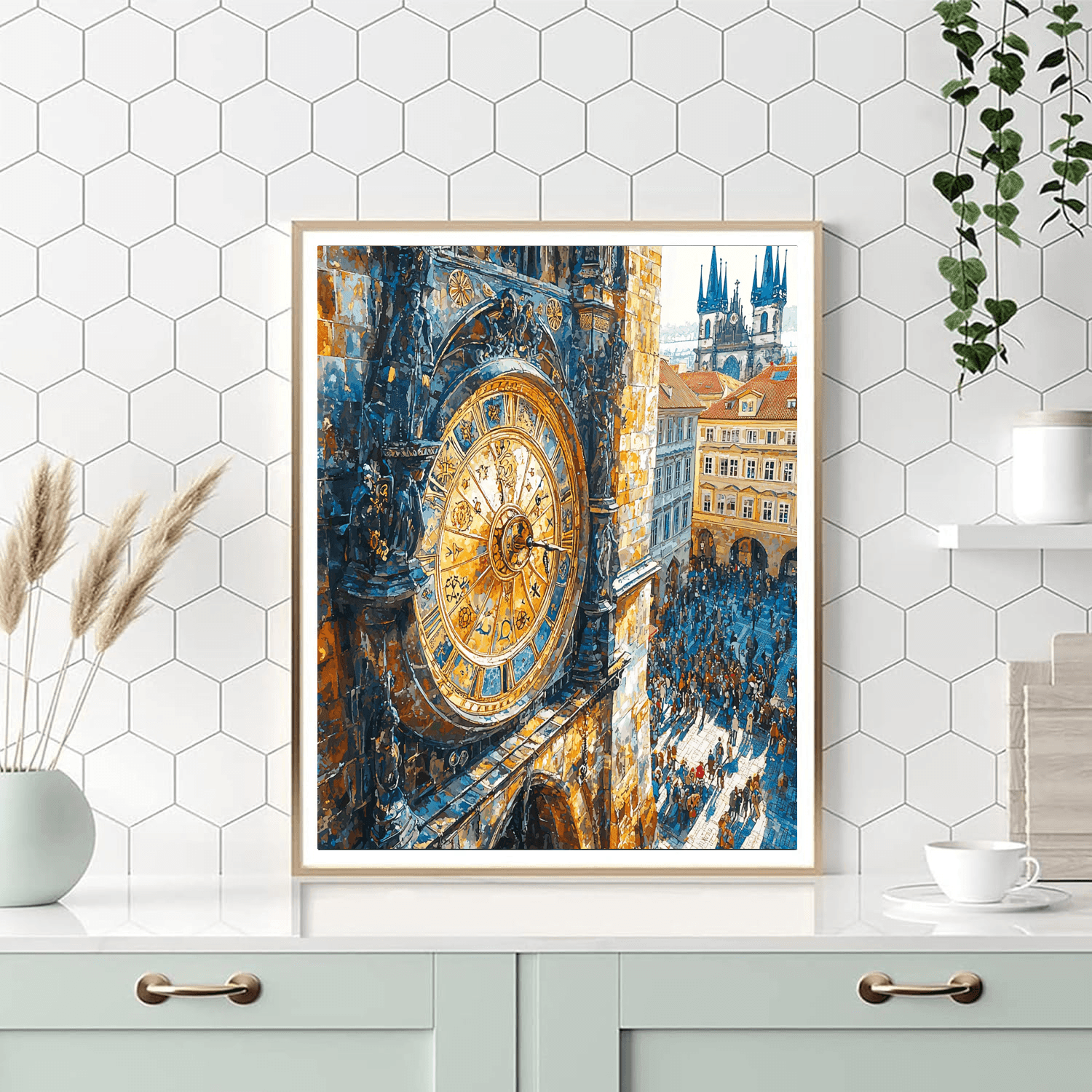 Prague Astronomical Clock - Prague Numbered Painting Kits