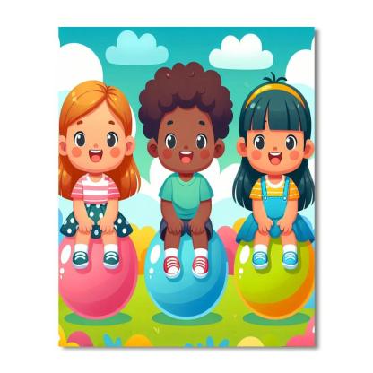Bubble Adventure Painting Number Kit