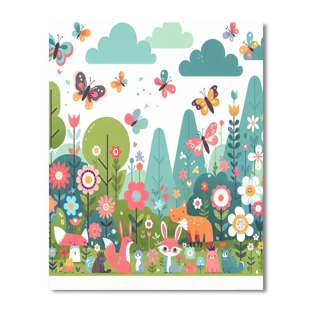 Garden Party Extravaganza Paint By Number