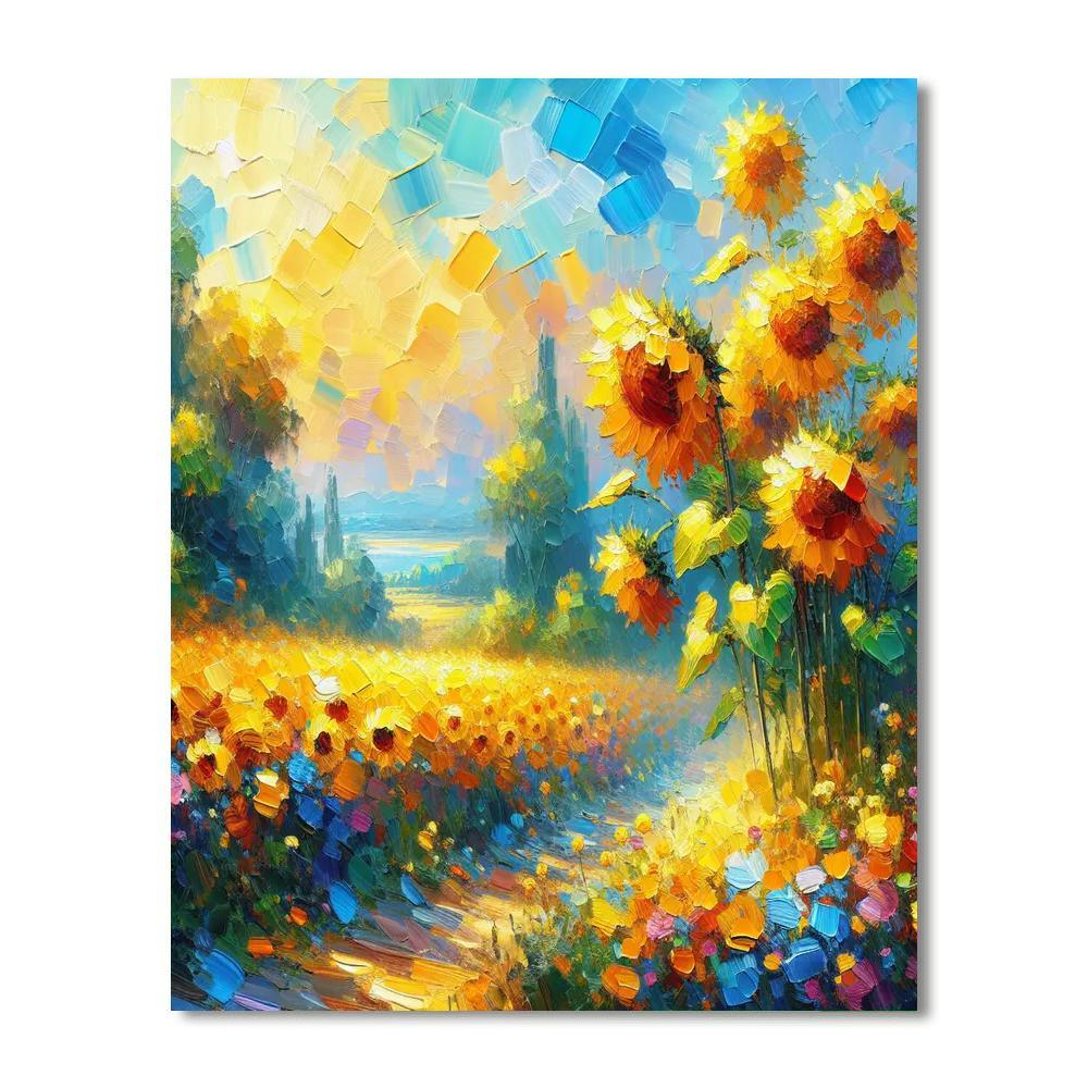 Summer Daydream Number Painting