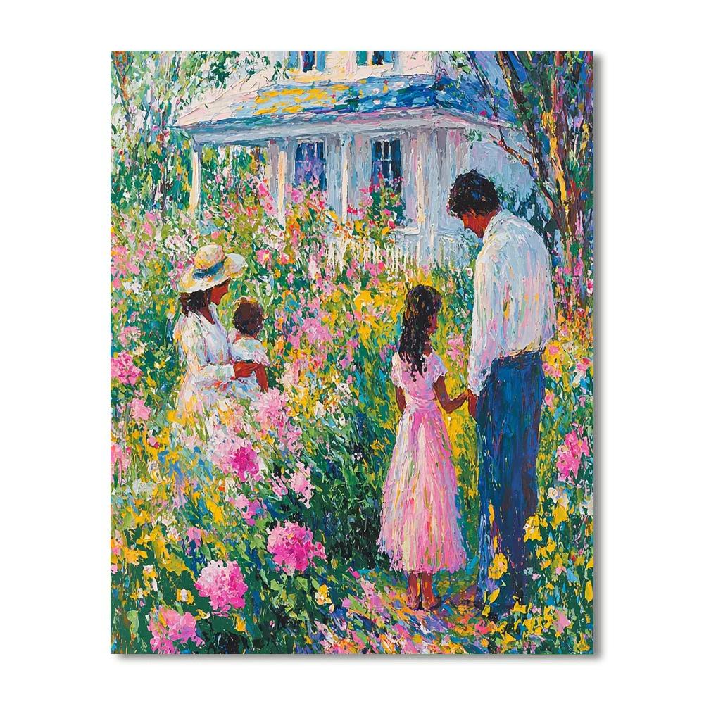 Nurturing Blossoms Paint By Numbers