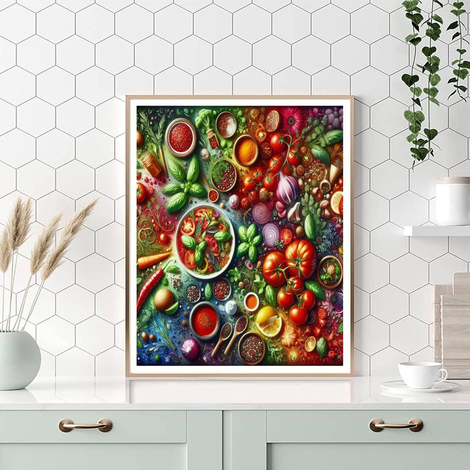 Gourmet Delights Paint By Color