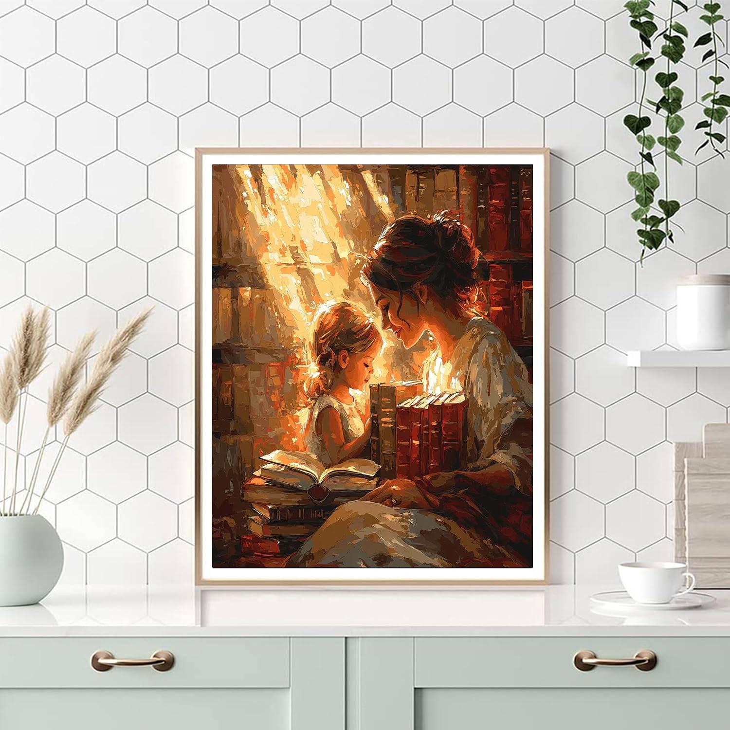 Evening Tales With Mom Paint By Color