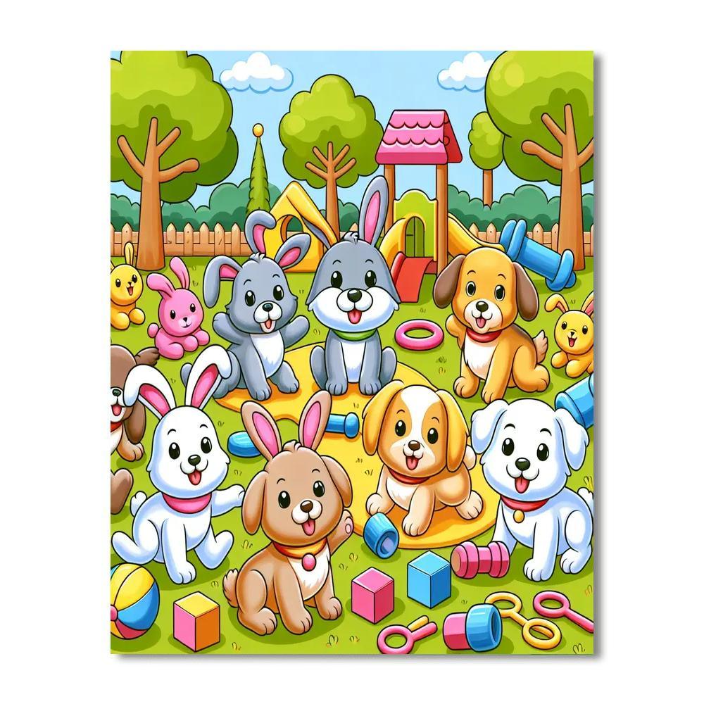 Animal Adventure Team Paint By Color