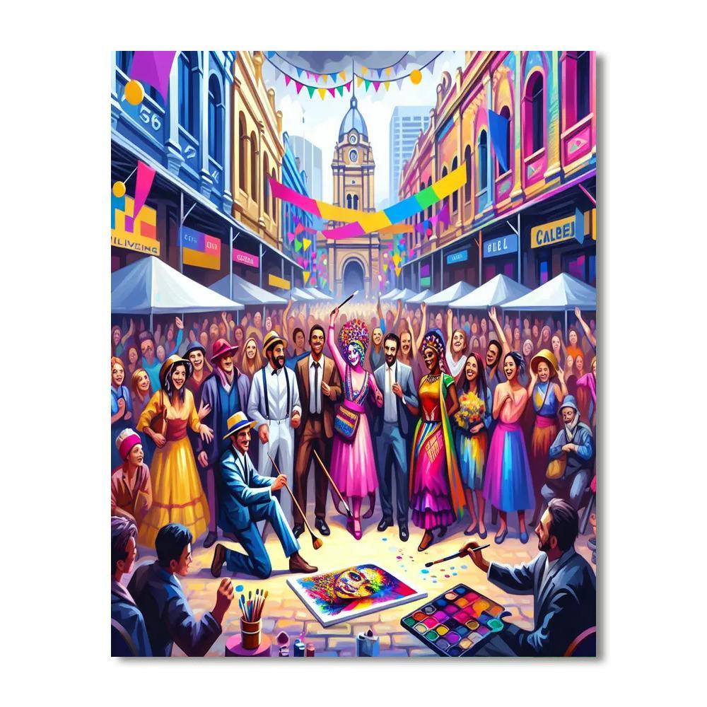 Adelaide Fringe - Adelaide Number Painting