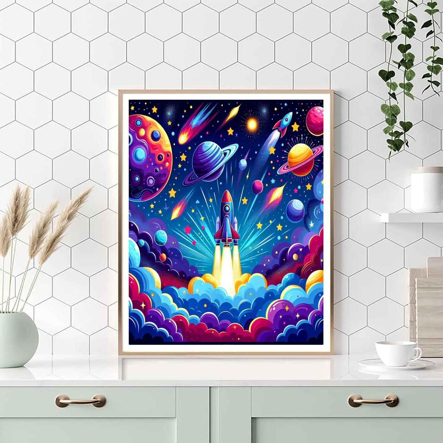 Magical Space Odyssey Paint By Color